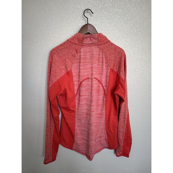 NEW Athleta Women's Coral Half Zip Pullover XL athleisure stretch red workout - Picture 4 of 5